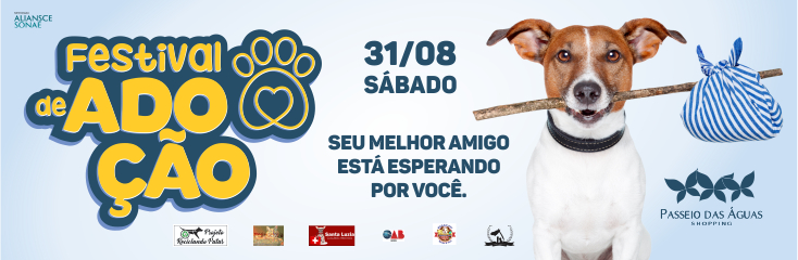 festival de adoção - Passeio das Águas
