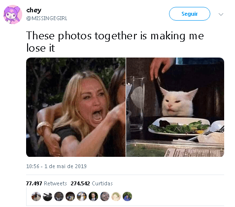 meme-mulheres-gritando-com-o-gato